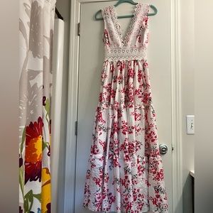 CBR Floral Maxi dress size small